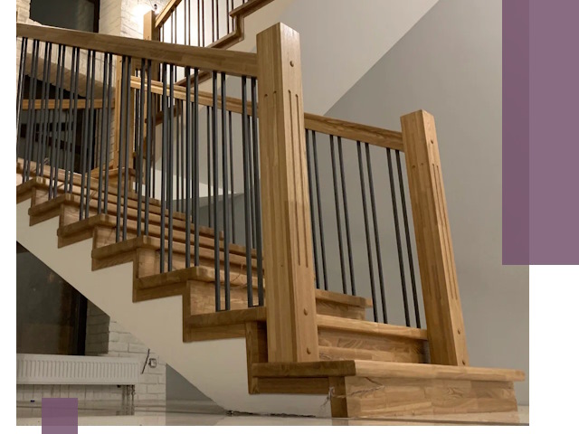 Реставрация деревянных и металлических лестниц в Кемерово