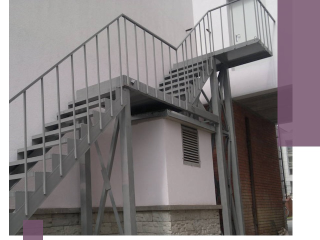 Монтаж пожарных лестниц под ключ в Кемерово с гарантией качества