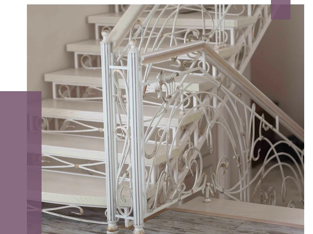 Изготовление кованых лестниц на заказ в Кемерово от 88451 руб. | ПРОЛЁТ-Кмр