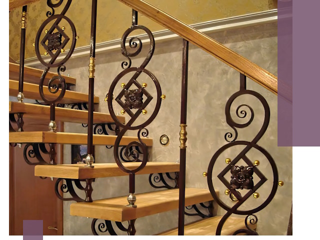 Изготовление кованых лестниц под ключ в Кемерово