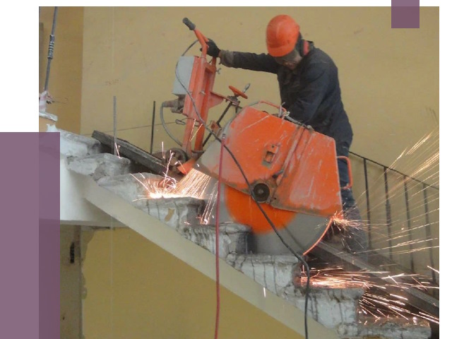 Демонтаж бетонных лестниц в Кемерово от 4683 руб. за м2 | ПРОЛЁТ-Кмр