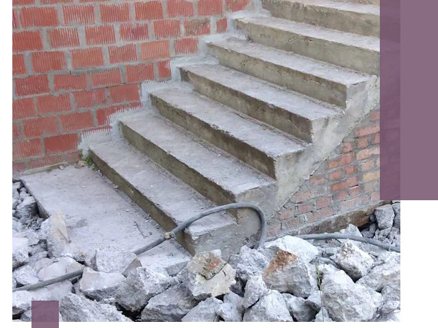 Демонтаж бетонных лестниц в Кемерово: быстро и безопасно