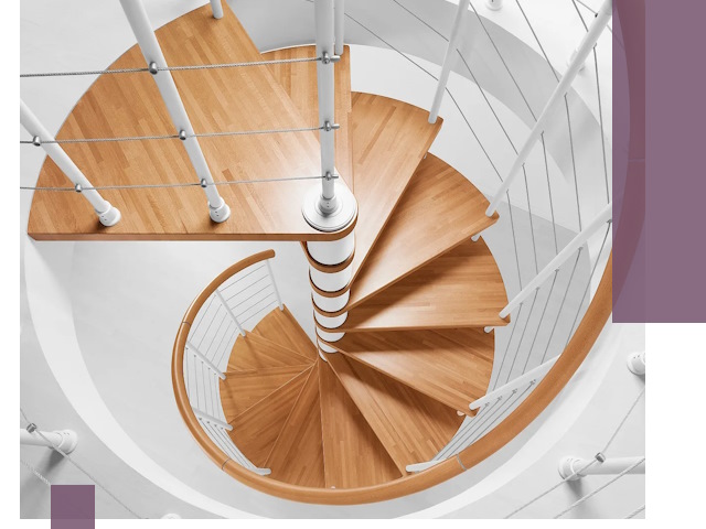 Изготовление винтовых лестниц под ключ в Кемерово