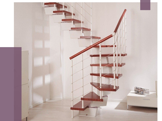 Изготовление лестниц на больцах в Кемерово от 9886 руб. | ПРОЛЁТ-Кмр