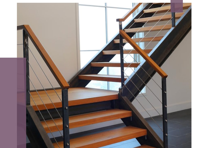 Изготовление лестниц на металлокаркасе в Кемерово от 19251 руб. | ПРОЛЁТ-Кмр