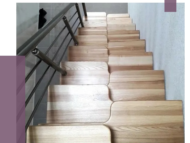 Лестницы гусиный шаг в Кемерово от 13268 руб. под ключ | ПРОЛЁТ-Кмр