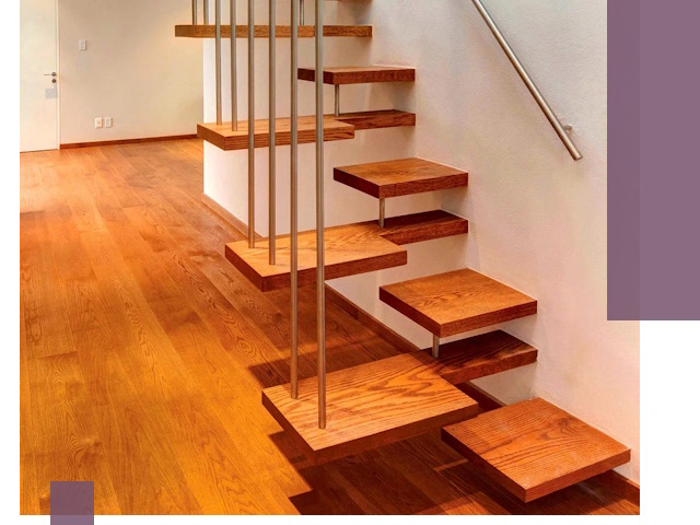 Лестницы «гусиный шаг» на заказ в Кемерово для узких пространств