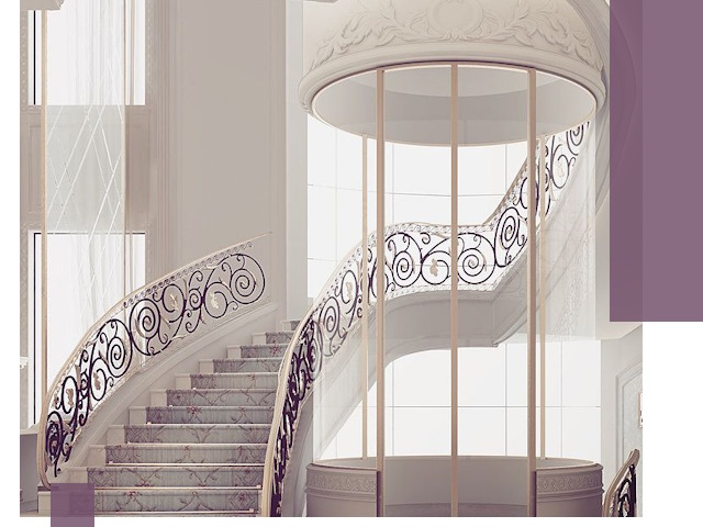 Элитные лестницы на заказ высокого класса в Кемерово