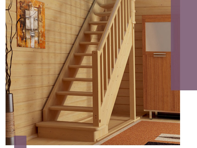 Лестницы эконом класса под ключ в Кемерово — недорого и быстро