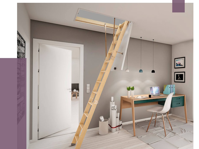 Чердачные лестницы в Кемерово — от 14829 руб. | ПРОЛЁТ-Кмр