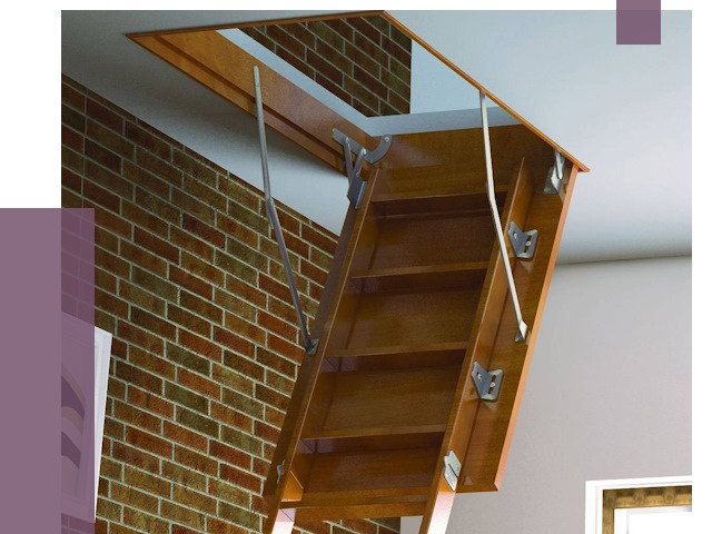 Установка чердачной лестницы в Кемерово от 7961 руб. | ПРОЛЁТ-Кмр