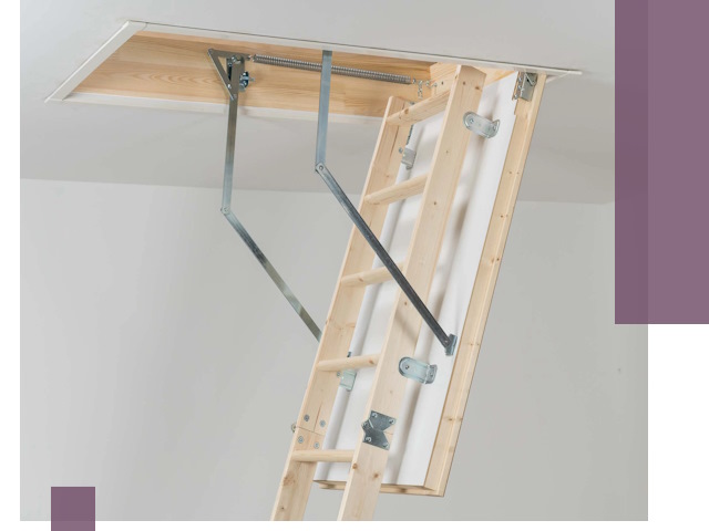 Установка чердачной лестницы под ключ в Кемерово