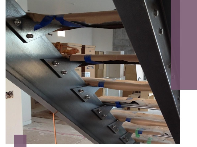 Усиление лестничных конструкций и усиление опор в Кемерово