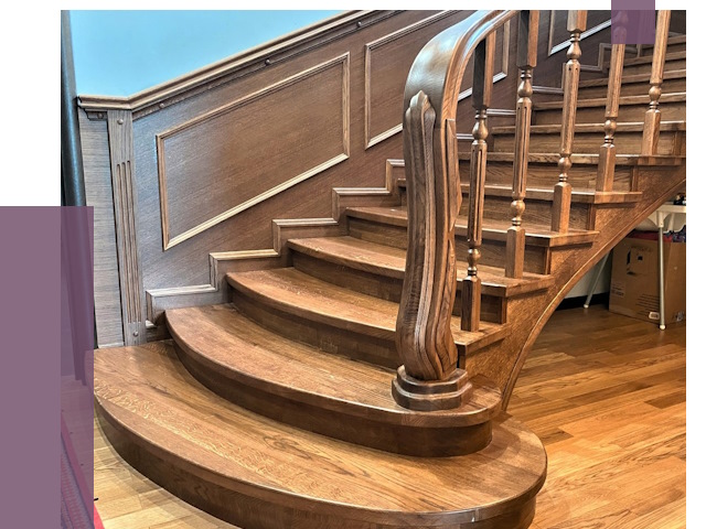 Дубовые лестницы под ключ в Кемерово от 179504 руб. — ПРОЛЁТ-Кмр