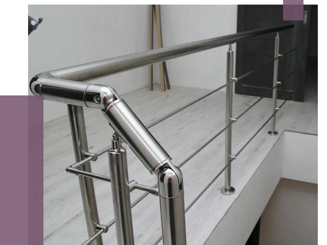 Перила из нержавеющей стали в Кемерово от 9157 руб. под ключ | ПРОЛЁТ-Кмр