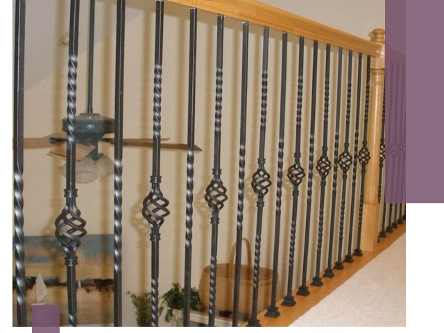 Изготовление и монтаж кованных перил в Кемерово под ключ