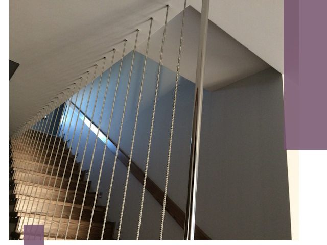 Тросовые перила под ключ в Кемерово — производство и монтаж