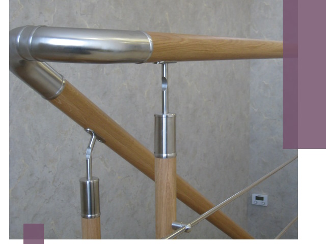 Комбинированные перила на заказ в Кемерово — монтаж и производство