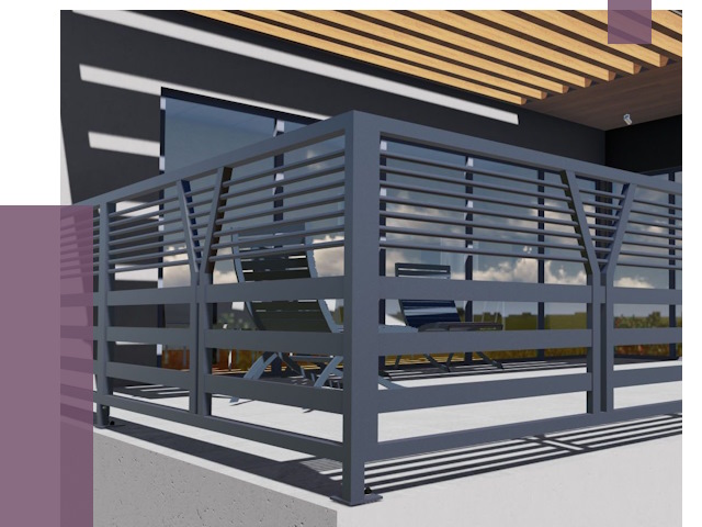 Изготовление балконных ограждений в Кемерово от 10926 руб. | ПРОЛЁТ-Кмр