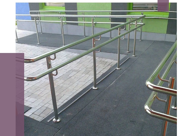 Ограждения пандусов в Кемерово от 4423 руб. монтаж | ПРОЛЁТ-Кмр