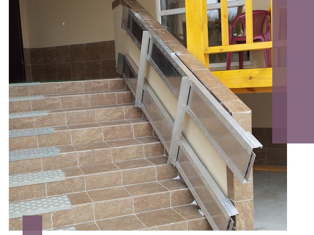 Откидные пандусы под ключ в Кемерово — монтаж и демонтаж