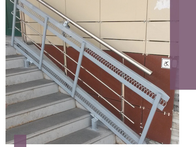 Изготовление откидных пандусов под ключ в Кемерово