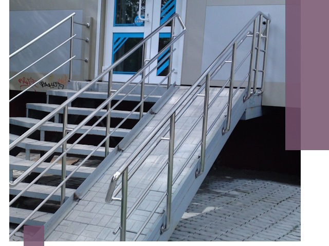 Пандус на крыльцо под ключ в Кемерово: монтаж и изготовление