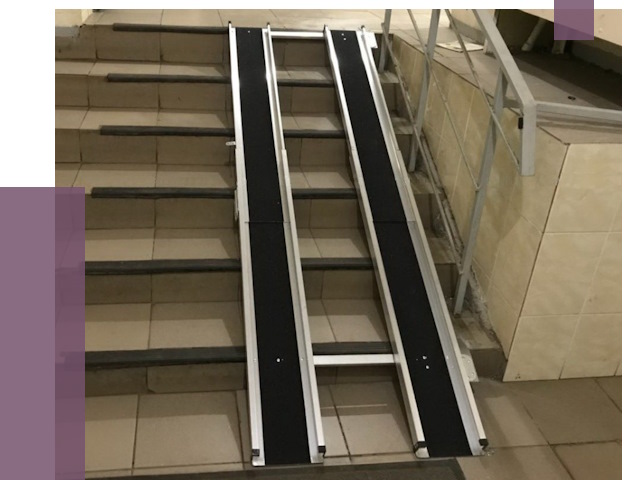 Установка пандуса в подъезд в Кемерово от 8117 руб. под ключ | ПРОЛЁТ-Кмр