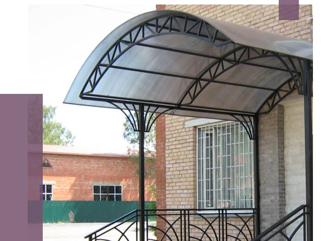 Металлические навесы и козырьки в Кемерово от 13008 руб.