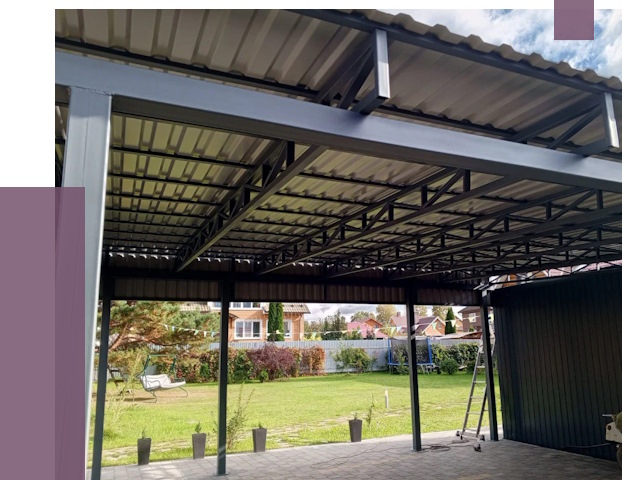 Монтаж навесов в Кемерово от 7492 руб. — установка навеса | ПРОЛЁТ-Кмр