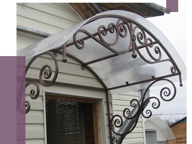 Изготовление козырьков в Кемерово от 7492 руб. — заказать | ПРОЛЁТ-Кмр