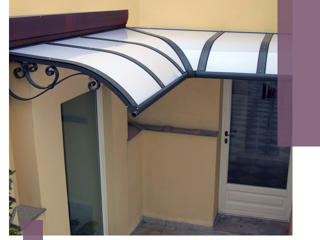 Монтаж козырьков любой сложности в Кемерово под ключ