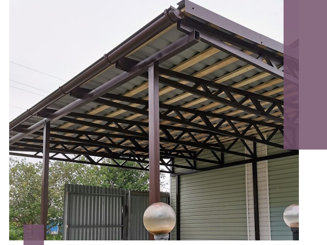 Навесы под ключ в Кемерово: изготовление, монтаж и гарантия