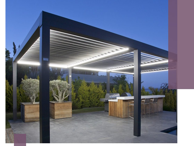 Навесы отдельно стоящие под ключ в Кемерово из металла и поликарбоната