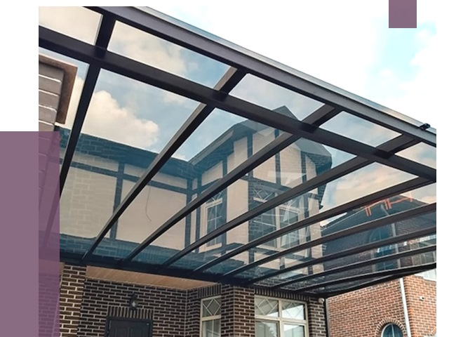 Навесы из поликарбоната в Кемерово от 8762 руб. под ключ — ПРОЛЁТ-Кмр