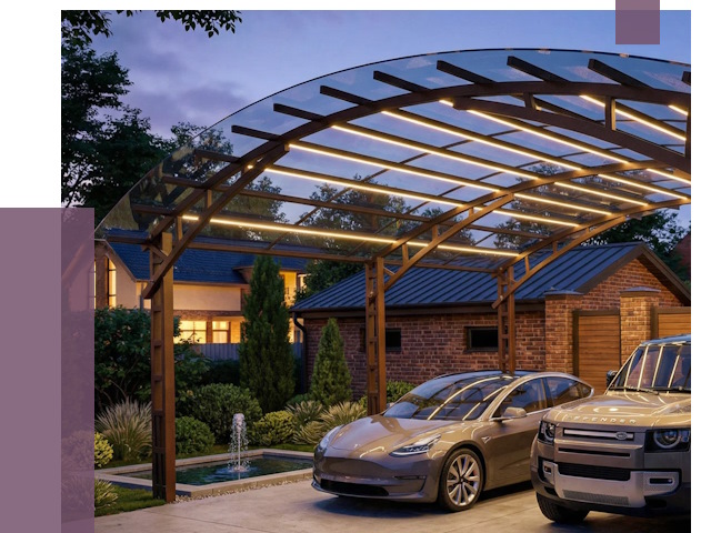 Металлические навесы в Кемерово от 12903 руб. под ключ — ПРОЛЁТ-Кмр