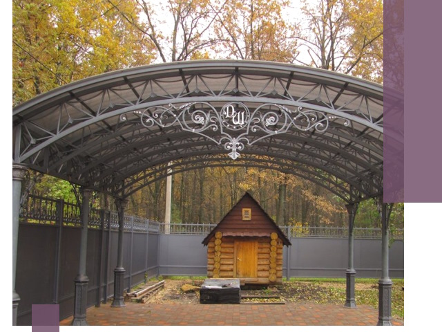 Кованые навесы премиум-класса под заказ в Кемерово