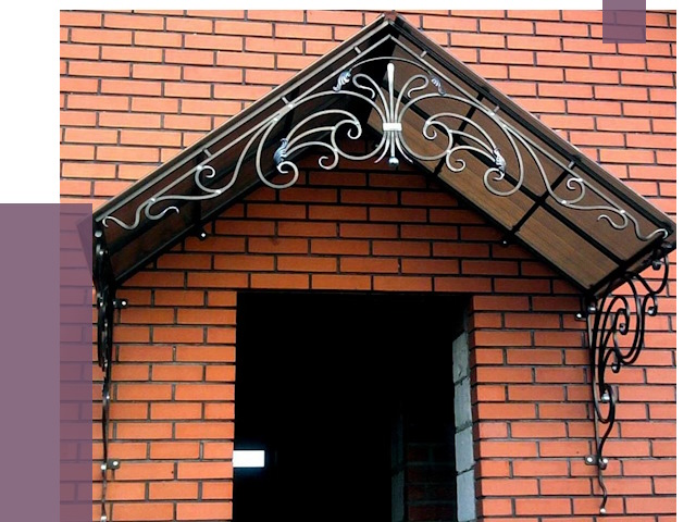 Металлические козырьки в Кемерово от 10874 руб. 