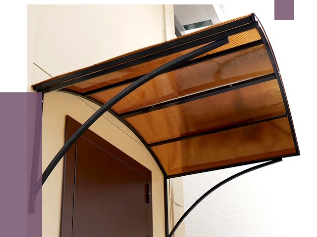 Недорогие козырьки в Кемерово от 7721 руб.  | ПРОЛЁТ-Кмр