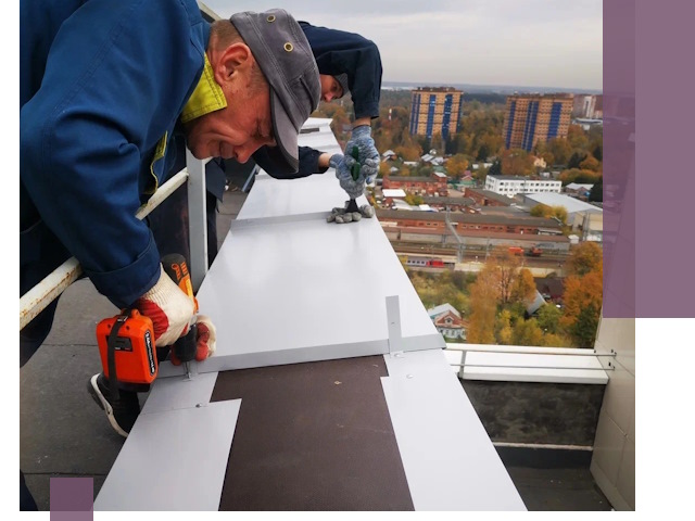 Монтаж парапетов в Кемерово — установка прочных металлических ограждений