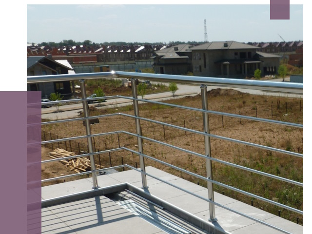 Парапеты из нержавеющей стали в Кемерово от 8117 руб. за м² | ПРОЛЁТ-Кмр