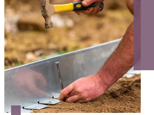 Монтаж металлических бордюров в Кемерово быстро и качественно