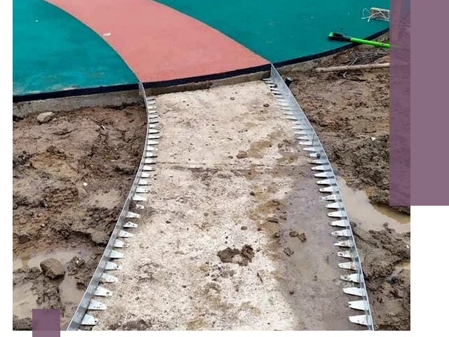 Металлические бордюры для дорожек в Кемерово — монтаж и изготовление