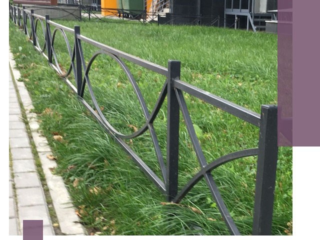 Газонные ограждения из металла в Кемерово — монтаж и продажа