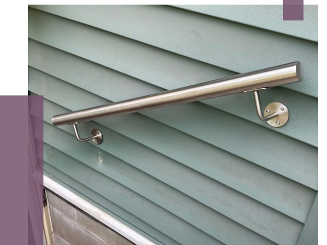 Поручни из нержавеющей стали в Кемерово от 7805 руб.  | ПРОЛЁТ-Кмр