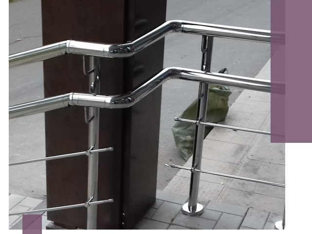 Монтаж поручней из нержавеющей стали в Кемерово качественно и быстро